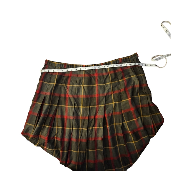 Pendleton 100% Wool Pleated Tartan Skirt - Picture 5 of 5